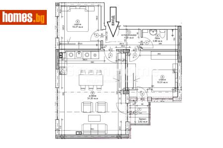 Тристаен, 91m² - Апартамент за продажба - 118288983