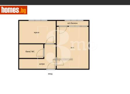 Едностаен, 44m² - Апартамент за продажба - 118289674