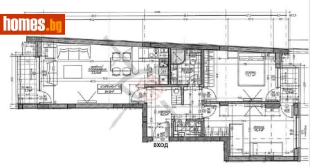 Тристаен, 102m² - Апартамент за продажба - 118290564