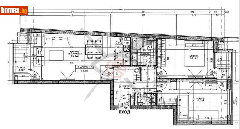 Тристаен, 102m² - Жк. Хаджи Димитър, София - Апартамент за продажба - ЕКС НВД - 118290564