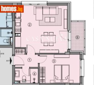 Двустаен, 60m² - Апартамент за продажба - 118293665