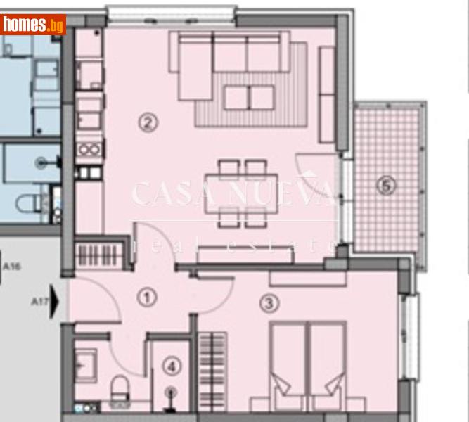 Двустаен, 60m² - Кв. Изток, Перник - Апартамент за продажба - Casa Nueva Real Estate - 118293665