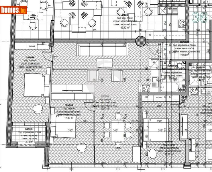 Тристаен, 138m² -  Аерогара, София - Апартамент за продажба - Глобъл Сървисиз ООД - 118308534