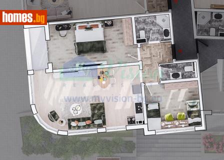 Тристаен, 110m² - Апартамент за продажба - 118318085