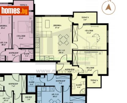 Тристаен, 121m² - Апартамент за продажба - 118318190