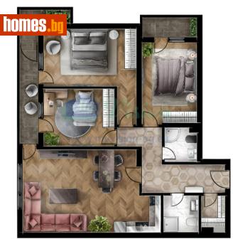 Тристаен, 145m² - Апартамент за продажба - 118318192