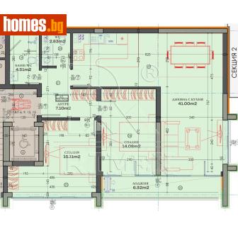 Тристаен, 129m² - Апартамент за продажба - 118323707