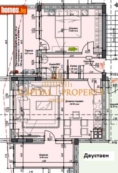 Двустаен, 77m² - М-т Акчелар, Варна - Апартамент за продажба - Капитал Пропърти Груп - 118342193