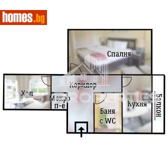 Двустаен, 61m² - Апартамент за продажба - 118346305