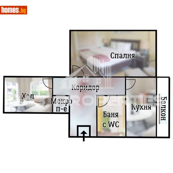 Двустаен, 61m² - Жк. Младост 2, София - Апартамент за продажба - BasProperties - 118346305