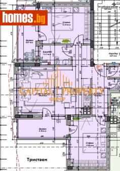 Тристаен, 105m² - Апартамент за продажба - 118357514