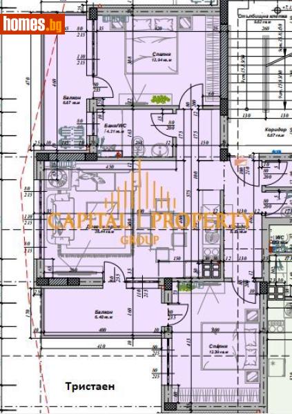 Тристаен, 105m² - М-т Акчелар, Варна - Апартамент за продажба - Капитал Пропърти Груп - 118357514