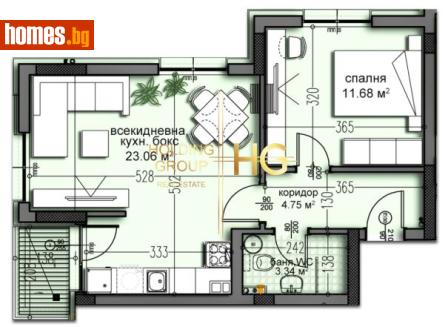 Двустаен, 75m² - Апартамент за продажба - 118376251