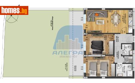 Тристаен, 79m² - Апартамент за продажба - 118377499