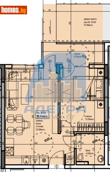 Двустаен, 78m² - Жк. Христо Смирненски, Пловдив - Апартамент за продажба - Alegra ImmoBG - 118377572