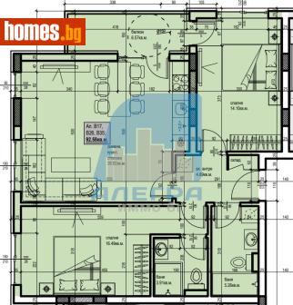 Тристаен, 112m² - Апартамент за продажба - 118377611