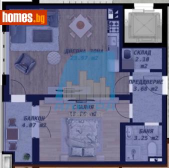 Двустаен, 68m² - Апартамент за продажба - 118377752