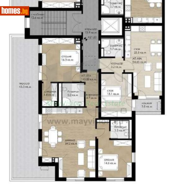 Тристаен, 171m² - Жк. Дружба 2, София - Апартамент за продажба - Myvision Real Estate - 118412254