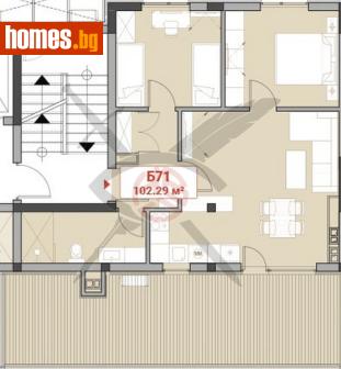 Тристаен, 122m² - Апартамент за продажба - 118434658