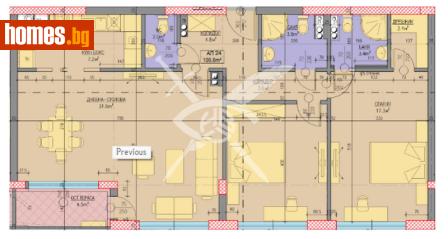 Тристаен, 130m² - Апартамент за продажба - 118434932