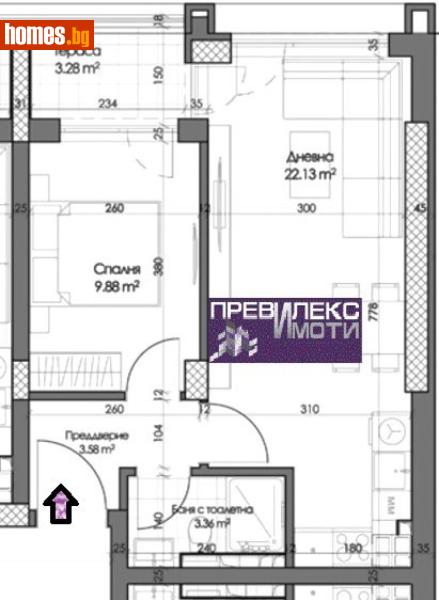 Двустаен, 61m² - Кв. Кършияка, Пловдив - Апартамент за продажба - Превилекс имоти ЕООД - 118436729