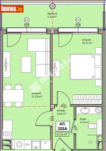 Двустаен, 79m² - Гр.Несебър, Несебър - Апартамент за продажба - МИРЕЛА - 118446331