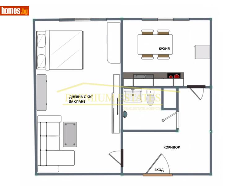 Едностаен, 42m² - Жк. Люлин 1, София - Апартамент за продажба - ПРЕМИУМ ИМОТИ - 118474616
