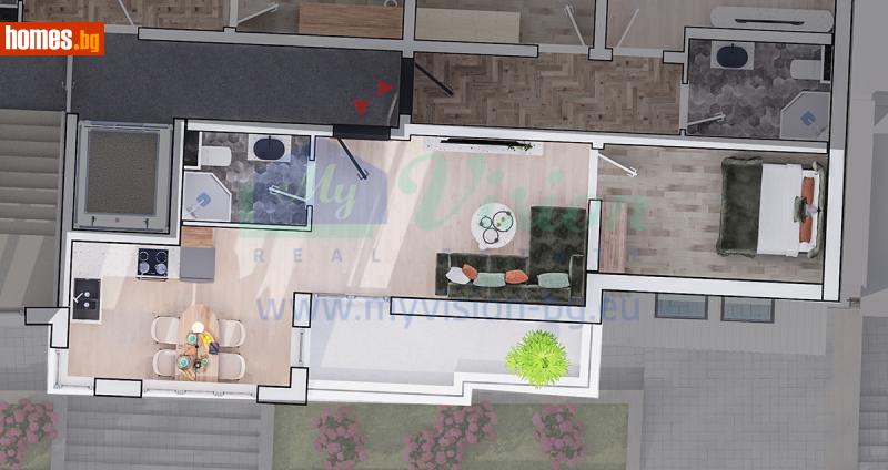 Двустаен, 62m² - Жк. Стрелбище, София - Апартамент за продажба - Myvision Real Estate - 118494358