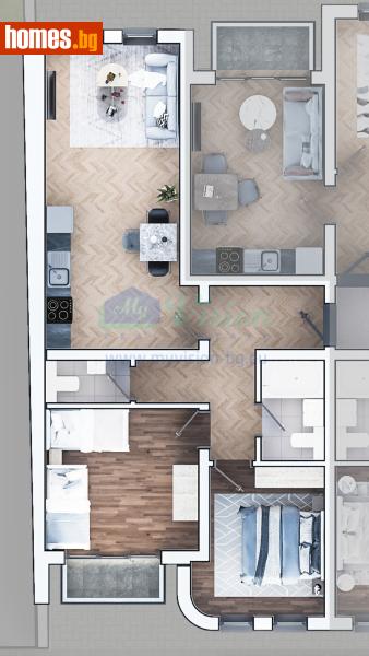 Тристаен, 101m² - Жк. Зона Б19, София - Апартамент за продажба - Myvision Real Estate - 118494365