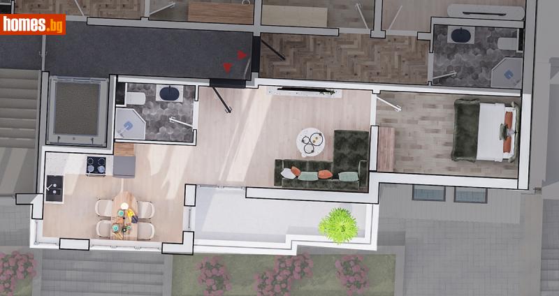 Двустаен, 84m² - Жк. Стрелбище, София - Апартамент за продажба - Myvision Real Estate - 118494372