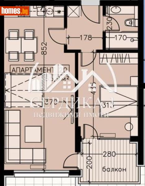 Тристаен, 92m² - Кв. Манастирски Ливади, София - Апартамент за продажба - СЕРДИКА 1 НЕДВИЖИМИ ИМОТИ ЕООД - 118498587