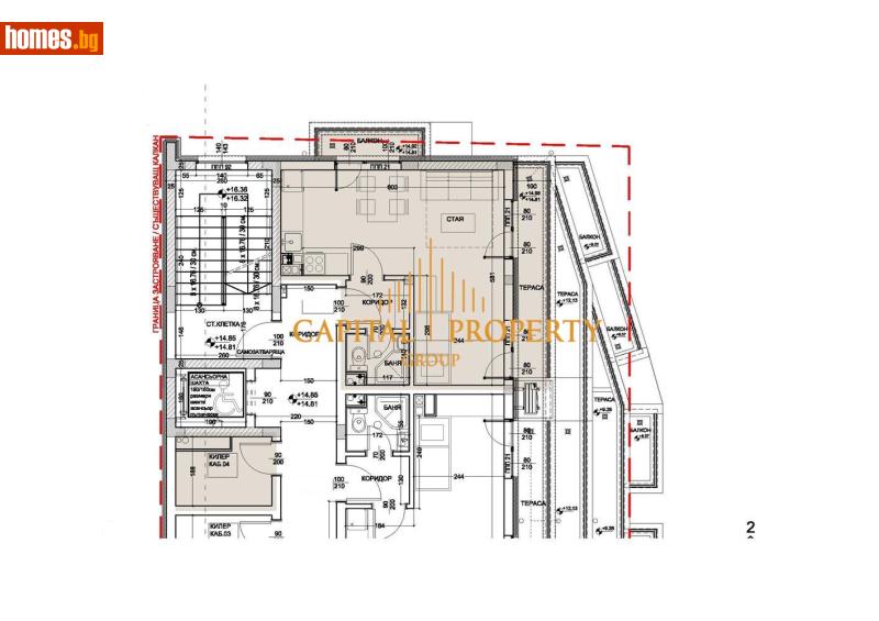 Двустаен, 60m² - Жк. Левски, Варна - Апартамент за продажба - Капитал Пропърти Груп - 118499257