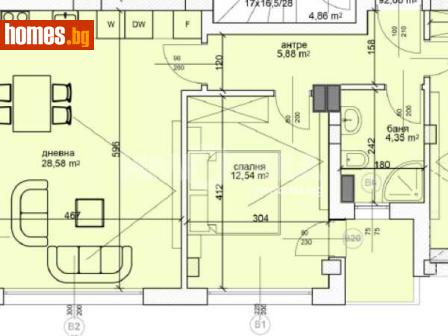 Тристаен, 104m² - Апартамент за продажба - 118505087