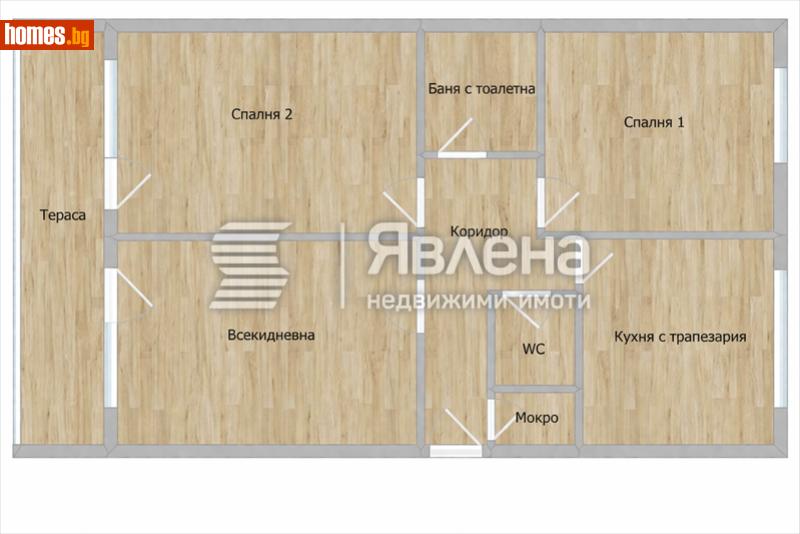 Тристаен, 89m² - Жк. Люлин 4, София - Апартамент за продажба - ЯВЛЕНА - 118533002