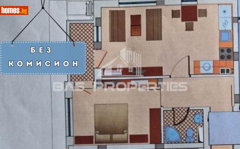 Двустаен, 64m² - Кв. Малинова Долина, София - Апартамент за продажба - BasProperties - 118549026