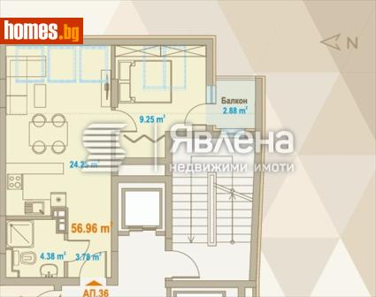 Двустаен, 78m² - Апартамент за продажба - 118552831
