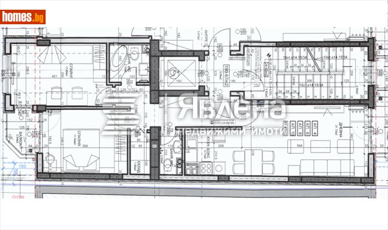Тристаен, 121m² -  Център, София - Апартамент за продажба - ЯВЛЕНА - 118554730