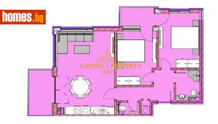 Тристаен, 94m² - Апартамент за продажба - 118564739
