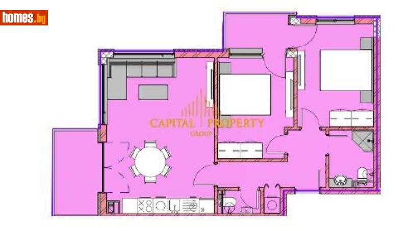 Тристаен, 94m² - Кв. Владиславово, Варна - Апартамент за продажба - Капитал Пропърти Груп - 118564739