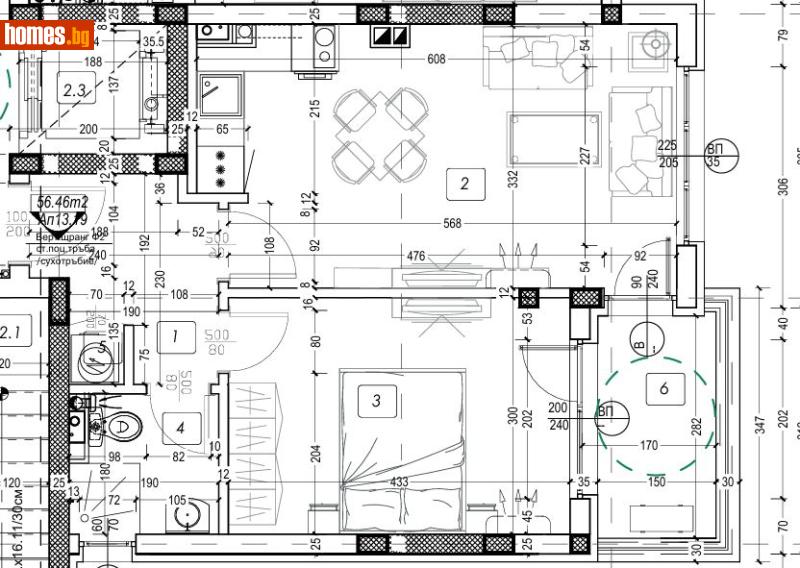 Двустаен, 66m² - С.Лозенец, Бургас - Апартамент за продажба - Триада естейтс - 118568975
