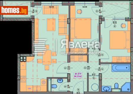Тристаен, 107m² - Апартамент за продажба - 118571235