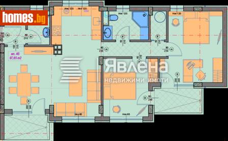 Тристаен, 115m² - Апартамент за продажба - 118571246