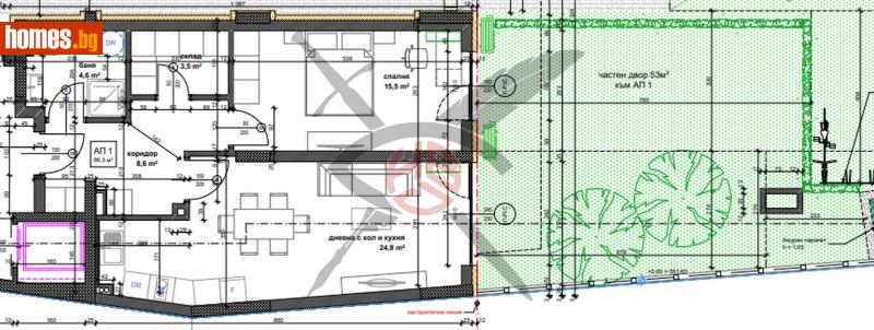 Двустаен, 81m² - Жк. Банишора, София - Апартамент за продажба - ЕКС НВД - 118577403