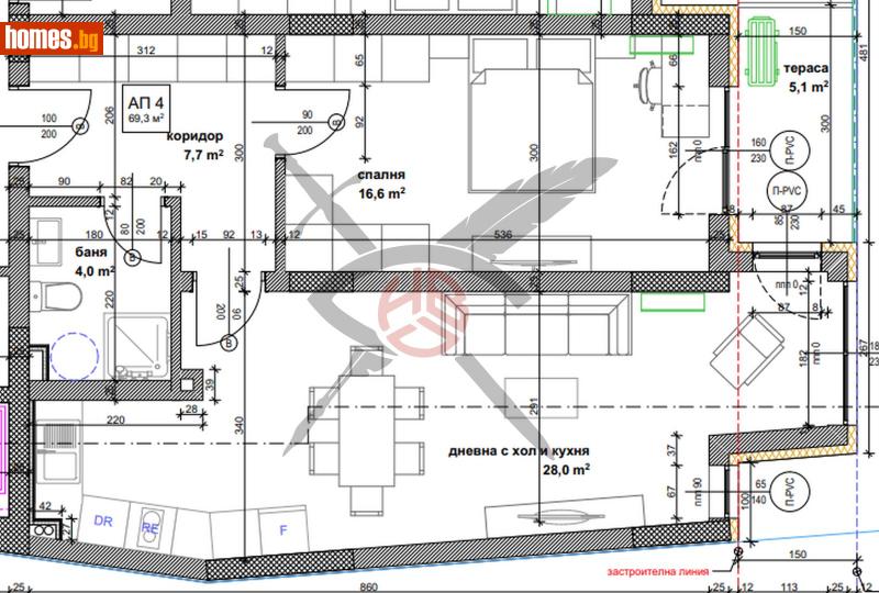 Двустаен, 84m² - Жк. Банишора, София - Апартамент за продажба - ЕКС НВД - 118577437