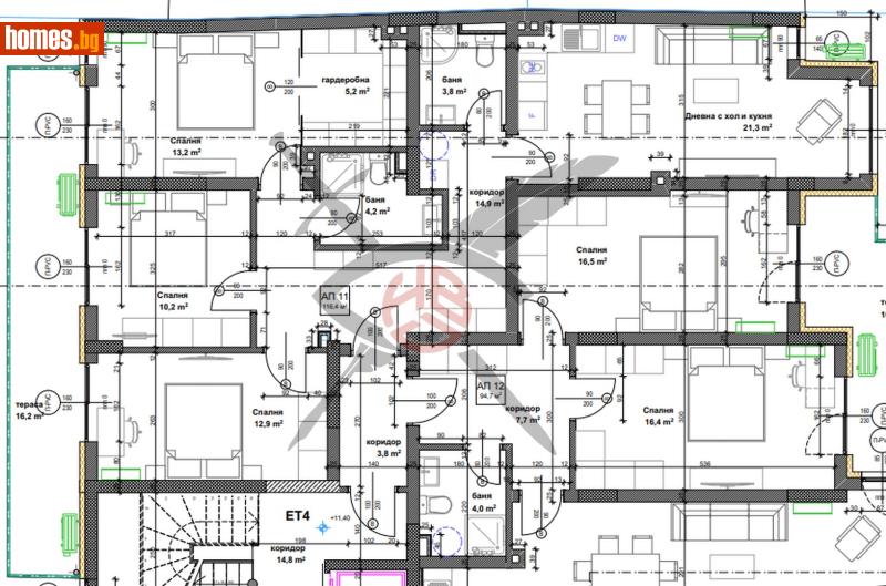Многостаен, 141m² - Жк. Банишора, София - Апартамент за продажба - ЕКС НВД - 118577449