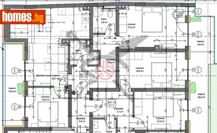 Тристаен, 122m² - Апартамент за продажба - 118577457