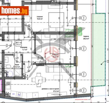 Тристаен, 114m² - Апартамент за продажба - 118577458