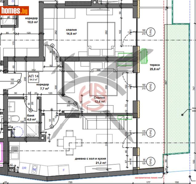 Тристаен, 114m² - Жк. Банишора, София - Апартамент за продажба - ЕКС НВД - 118577458