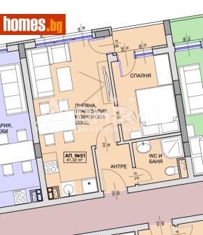 Двустаен, 47m² - Апартамент за продажба - 118577482
