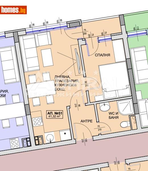 Двустаен, 47m² - Гр.Поморие, Бургас - Апартамент за продажба - ADMIRAL Недвижими Имоти - 118577482